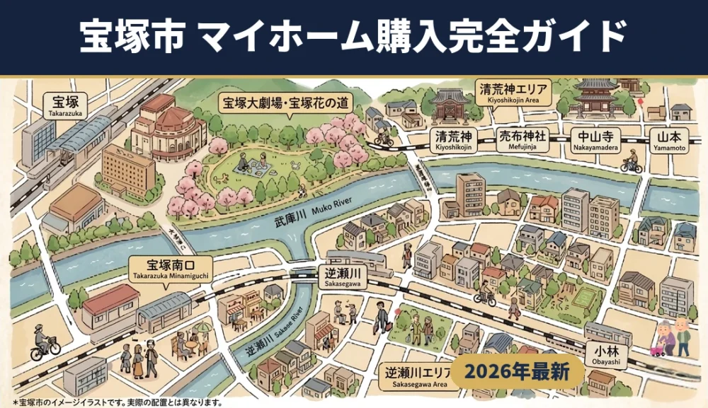 宝塚市で家を買う完全ガイド2026年版｜新築・中古×一戸建て・マンション徹底比較