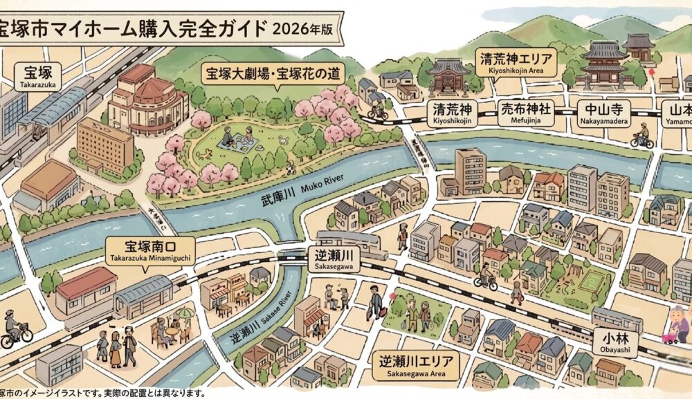 宝塚市で家を買う完全ガイド2026年版｜新築・中古×一戸建て・マンション徹底比較