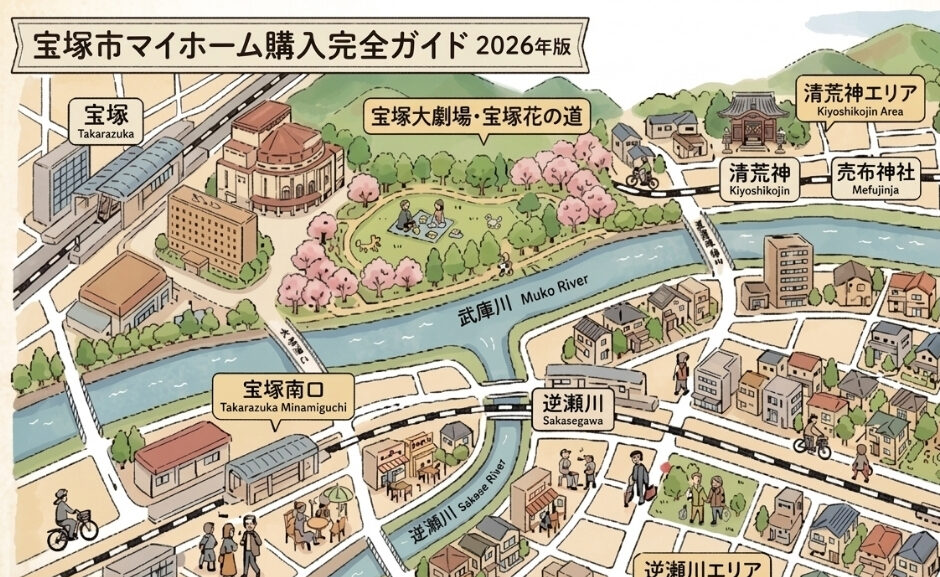 宝塚市で家を買う完全ガイド2026年版｜新築・中古×一戸建て・マンション徹底比較