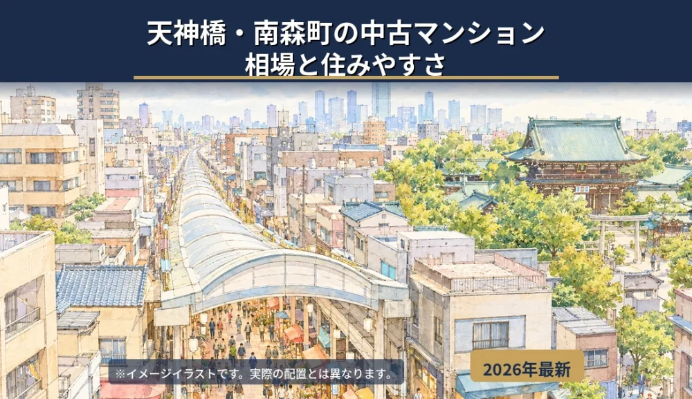 天神橋・南森町の中古マンション相場｜実需人気エリアの価格と住みやすさをFPが解説